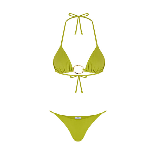 Suki Lime Bikini Üstü