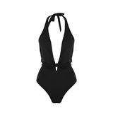 Knotted One Piece Black