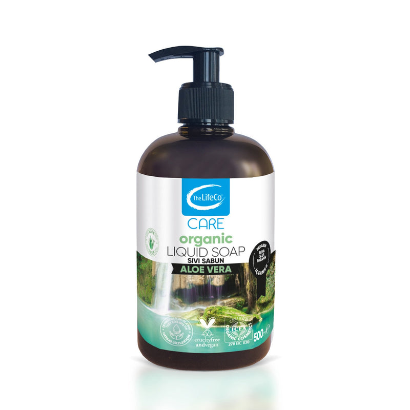 Organik Sıvı Sabun 500 ml Aloe Vera