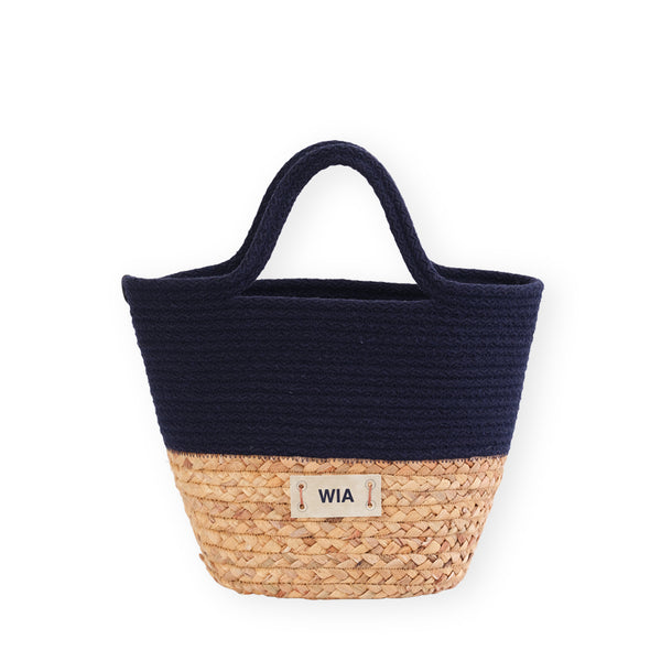 Navy Block Bucket Çanta